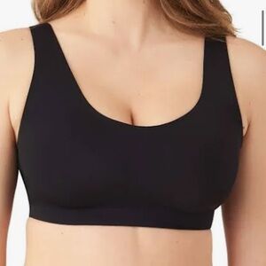 Wacoal Bra Large Flawless Comfort Wireless Black Padded Pullover